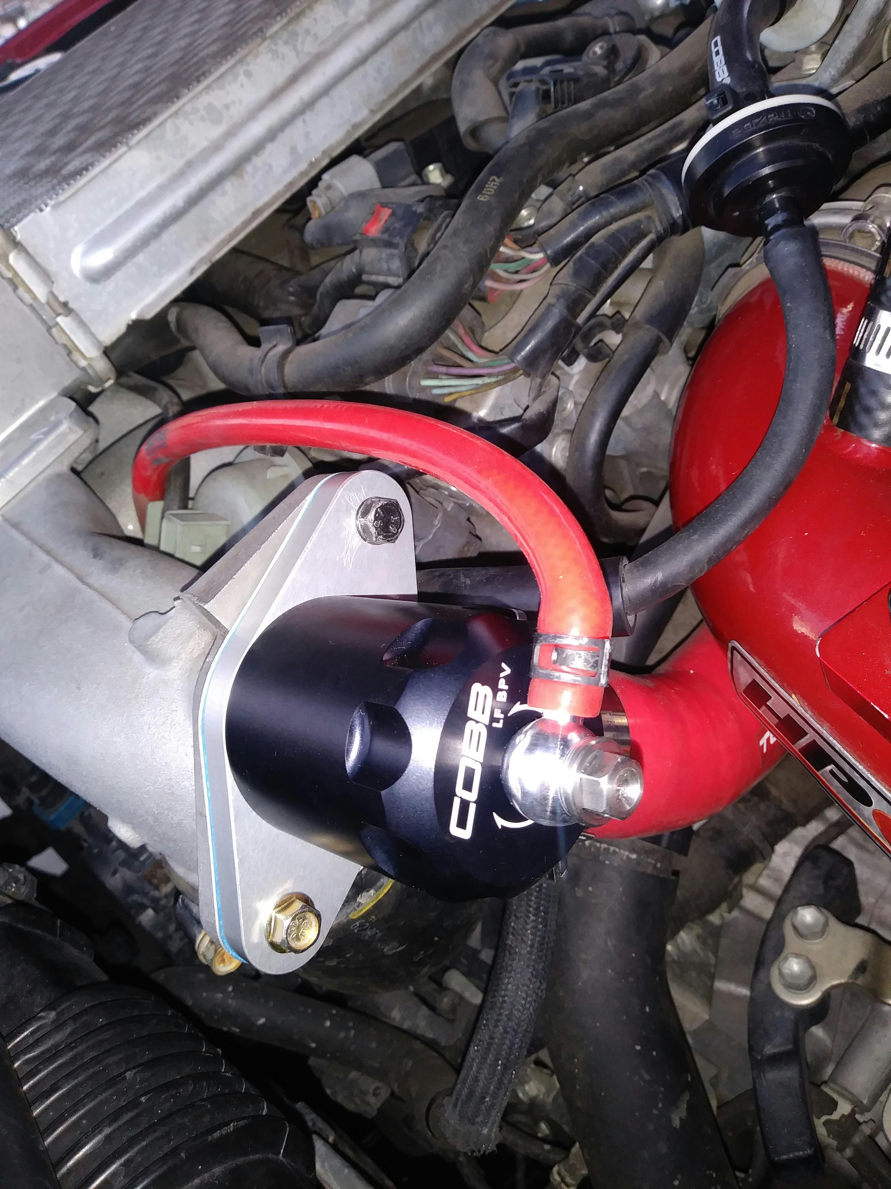 Torque Solution Bypass Valve Hose Red 20072013 Mazdaspeed 3 (TSMS